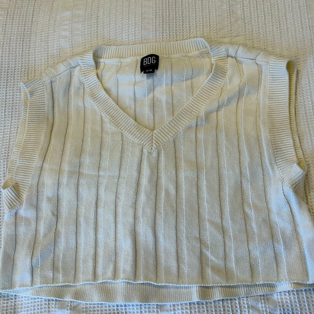 BDG Urban Outfitters Cropped Sweater Vest